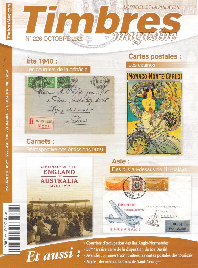 « Timbres magazine », 100 pages, en vente en kiosques, 6,50 euros.
