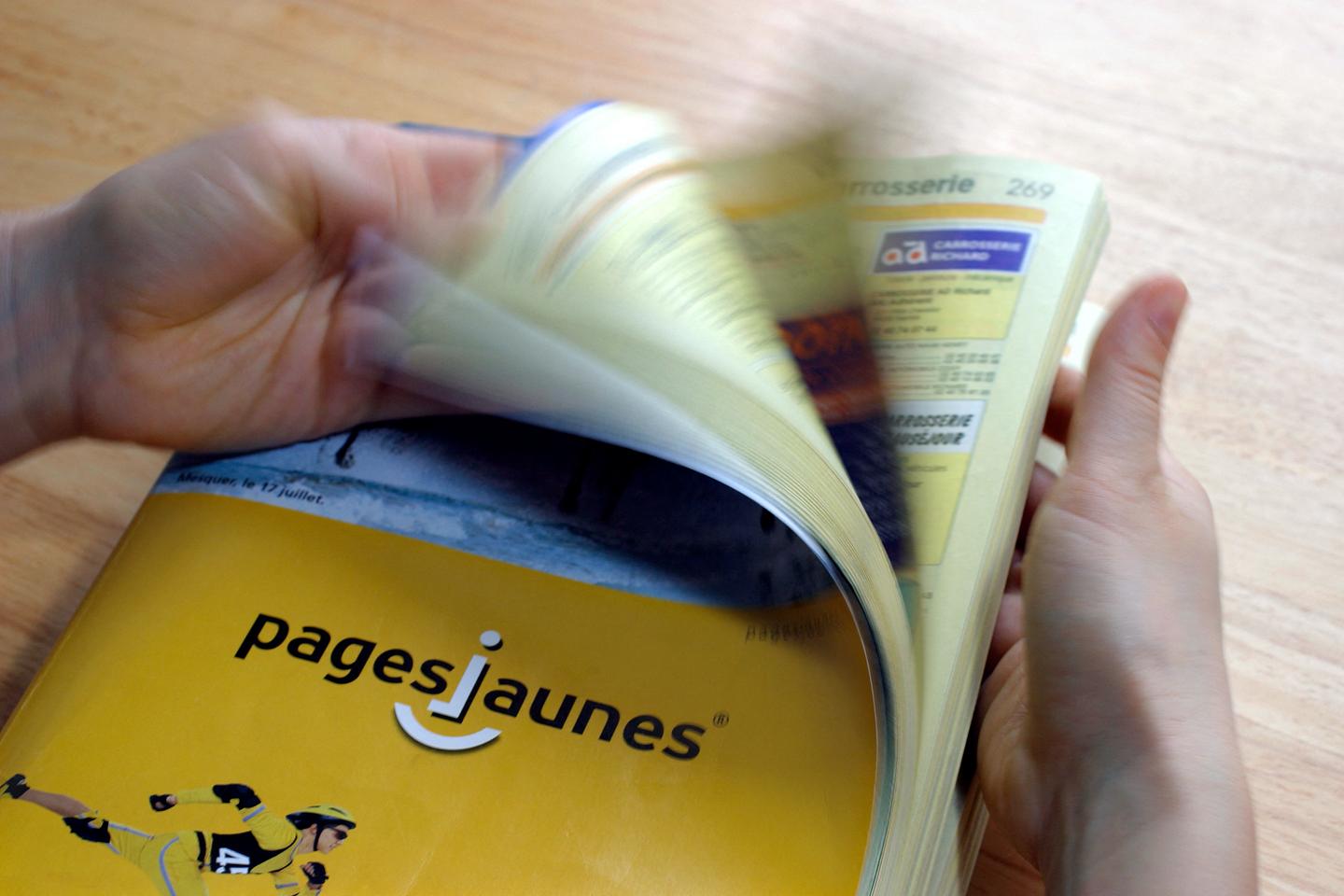 Les derniers annuaires Pages jaunes distribués en novembre