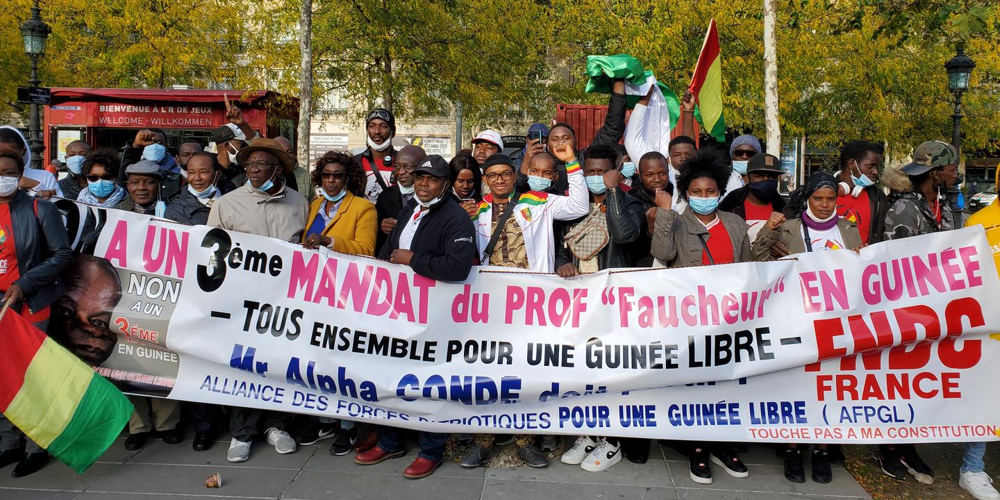Mobilisée contre le troisième mandat du0027Alpha Condé, la diaspora 
