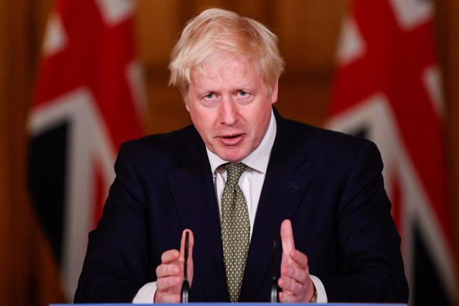 Le premier ministre britannique, Boris Johnson, à Londres, le 12 octobre.