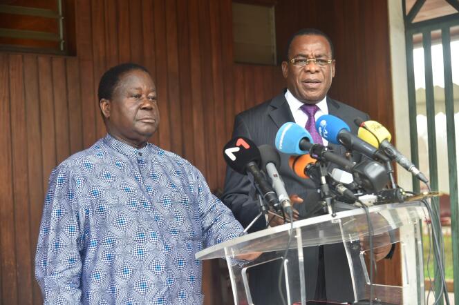 Les deux dirigeants de l’opposition, l’ex-président Henri Konan Bédié, et l’ex-premier ministre Pascal Affi N'Guessan, ont rappelé conjointement leur boycottage de l’élection présidentielle le 15 octobre.