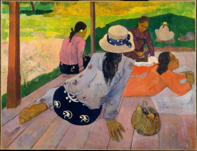« La Sieste », Paul Gauguin, vers 1892-1894,  New York, Metropolitan Museum of Art.