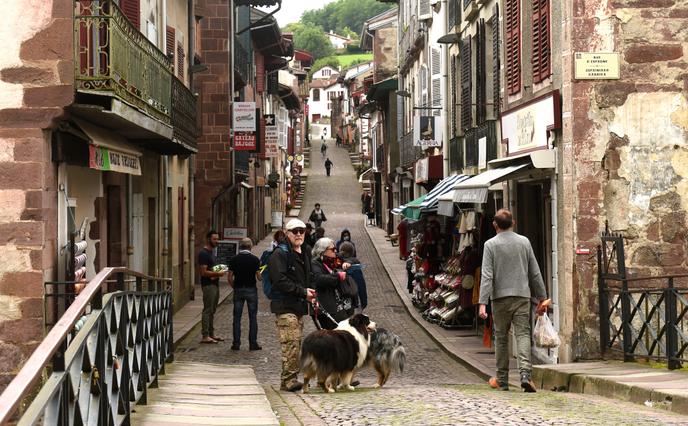 A Saint-Jean-Pied-de-Port ( Pyrénées-Atlantiques), le 8 juin.