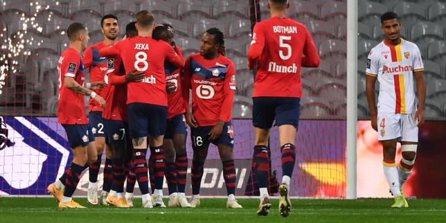 Ligue 1 : Lille déroule contre Lens et prend seul la tête de la Ligue 1