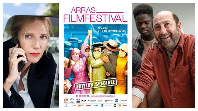 Visuel de la 21e édition du Arras Film Festival, prévue du 6 au 15 novembre 2020, diffusé sur le compte Twitter de la manifestation.