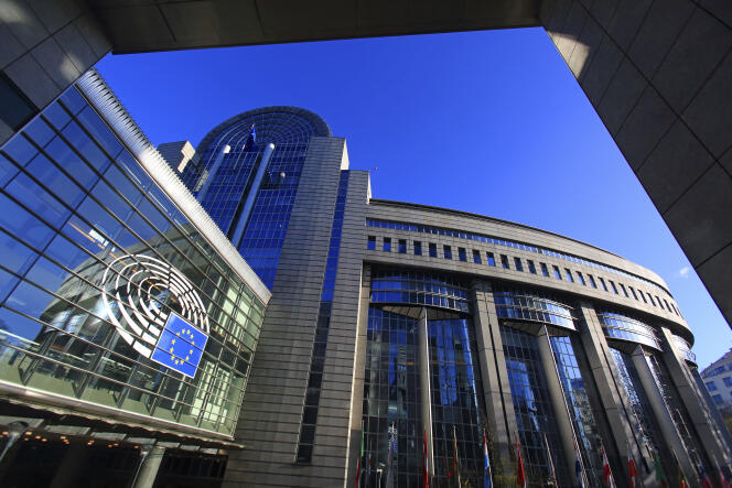 Le Parlement européen, à Bruxelles.