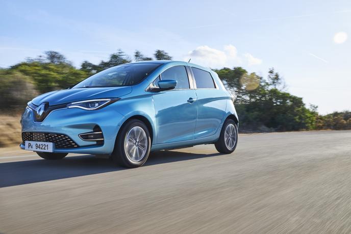 La nouvelle Renault Zoe électrique.