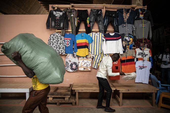 Le marché Rood Woko, à Ouagadougou, lors de sa réouverture, le 20 avril 2020.