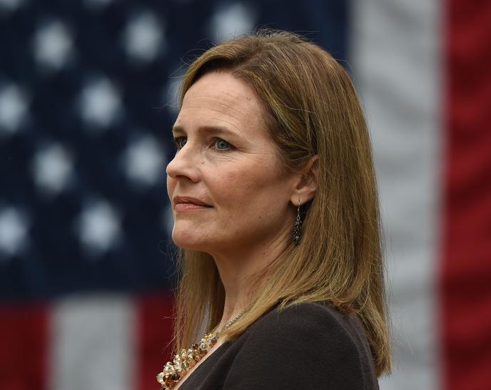 La juge Amy Coney Barrett à Washington le 26 septembre.