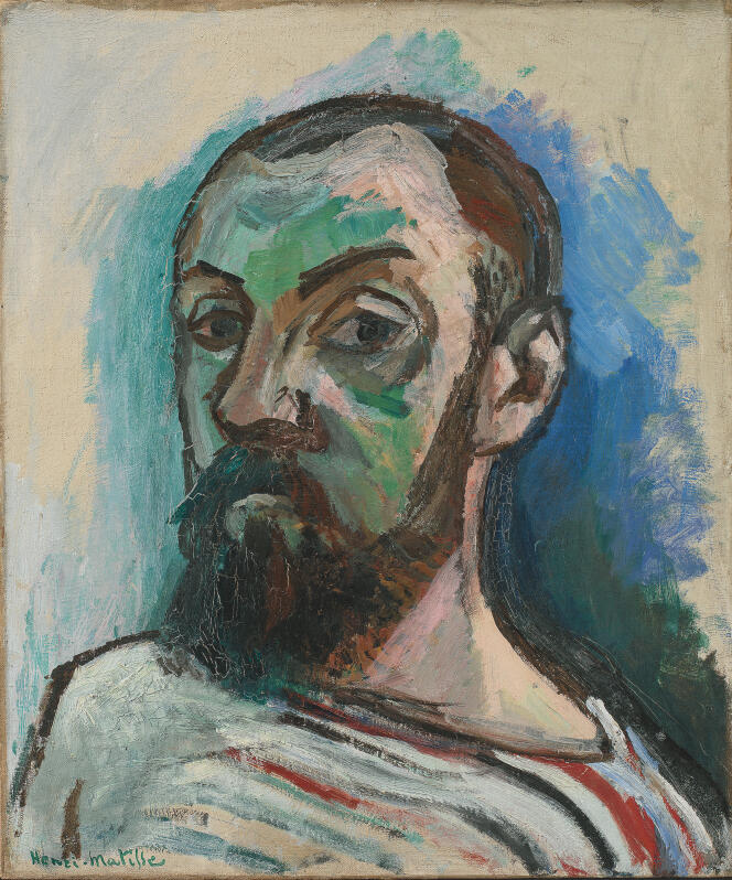 « Autoportrait » (1906), d’Henri Matisse, huile sur toile, 55 x 46 cm, Statens Museum for Kunst, Copenhague.