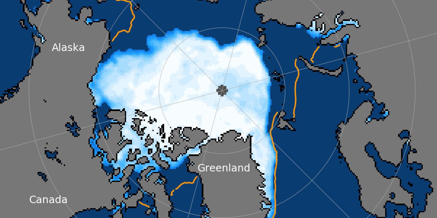 La Superficie De La Banquise Arctique Atteint Un Minimum Historique A L Automne La Superficie De La Banquise Arctique Atteint Un Minimum Historique A L Automne