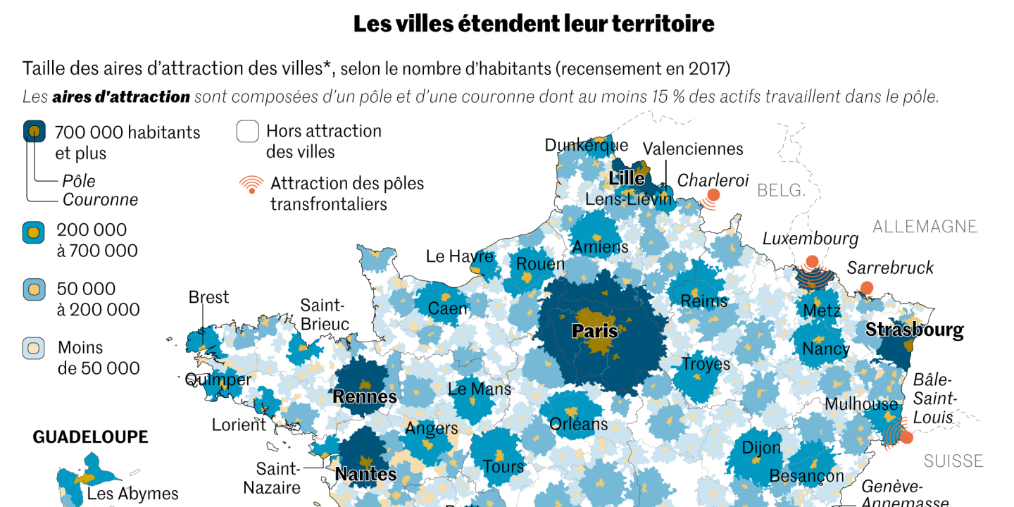 La France est de plus en plus urbaine