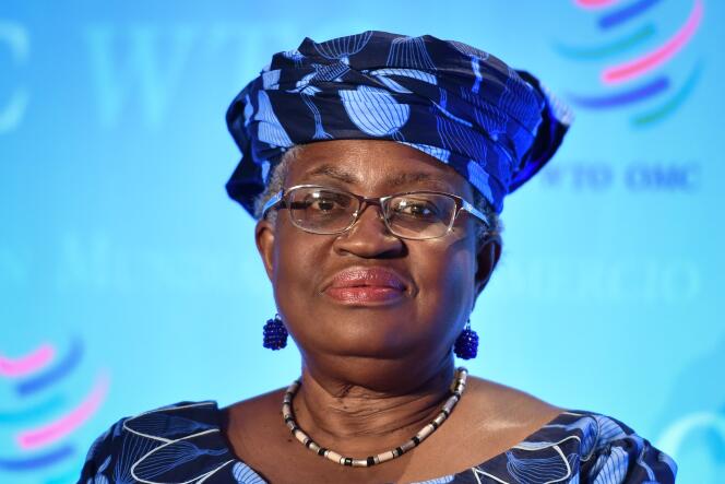 Ngozi Okonjo-Iweala, directrice générale de l’Organisation mondiale du commerce, le 15 juillet 2020, à Genève (Suisse).