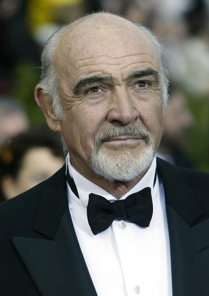 L’acteur britannique Sean Connery à Hollywood en Californie, en 2004.