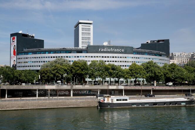Le siège de Radio France, à Paris, en juin 2019.