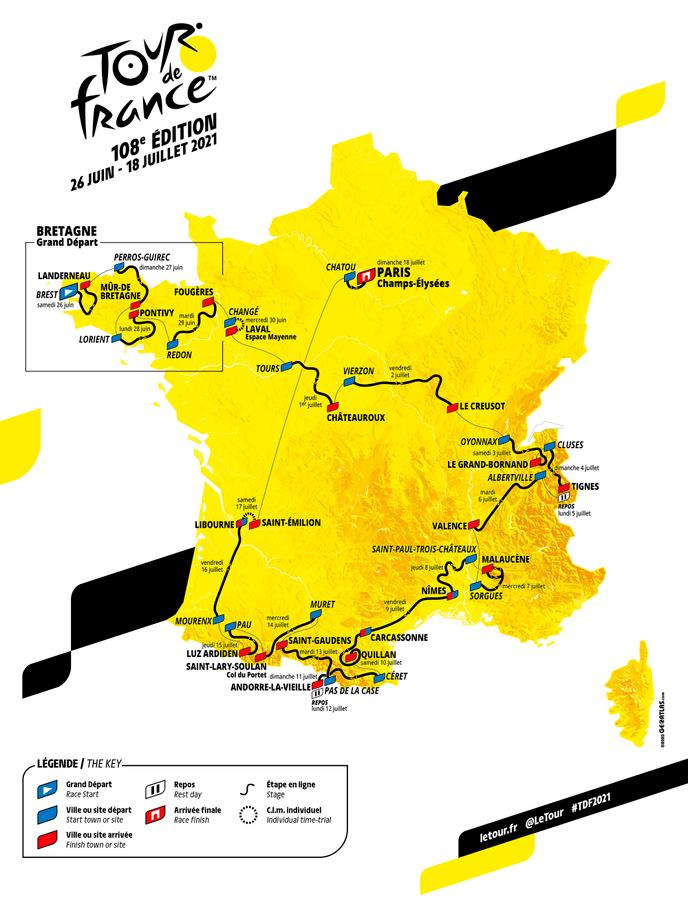 Tour de France 2021 : une double ascension du Mont Ventoux ...