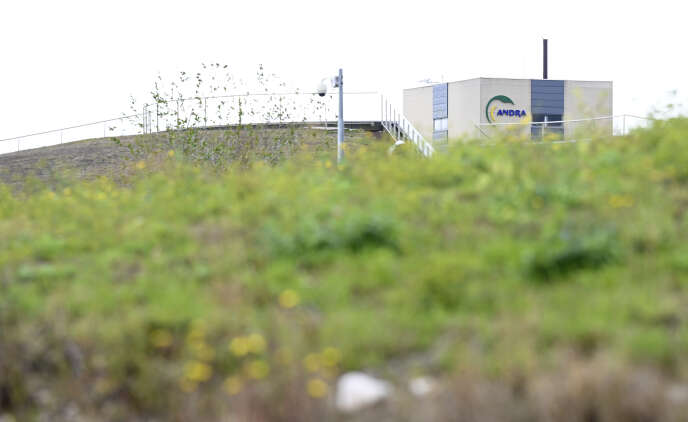 Le site d’enfouissement de déchets radioactifs de Cigéo, à Bure (Meuse), le 7 octobre.