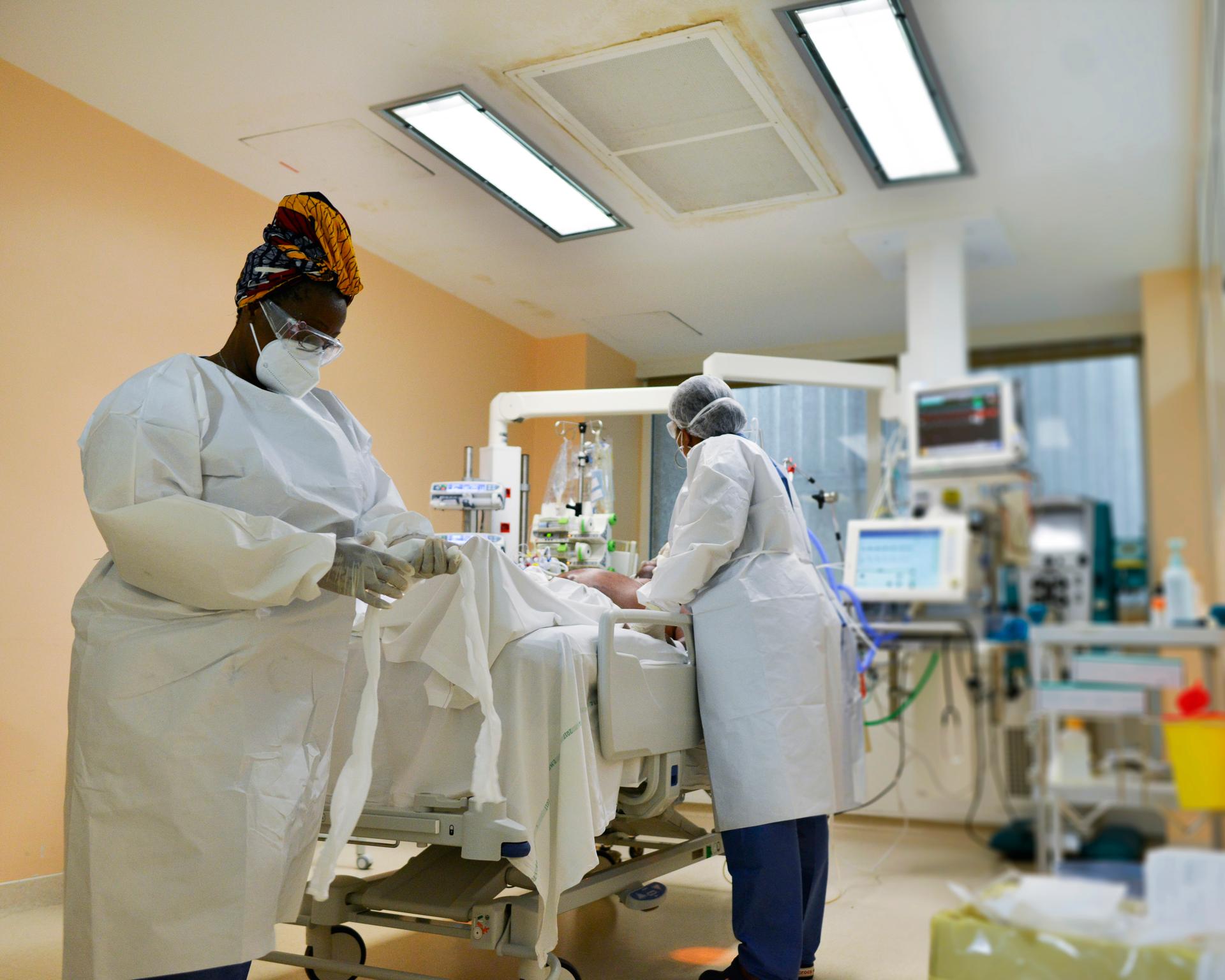 La capacité d’acceuil du service réanimation de CHU de Pointe-à-Pitre a été augmentée à quatre reprises en un mois.