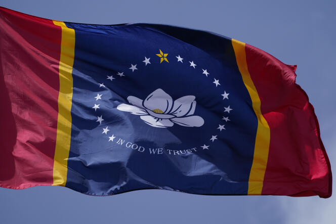 Le nouveau drapeau de l’Etat du Mississippi, choisi lors du vote le 3 novembre.