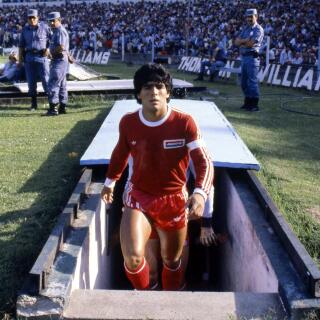 Diego Maradona - 14.03.1980 - Racing Club / Argentinos Juniors - Championnats d'Argentine -