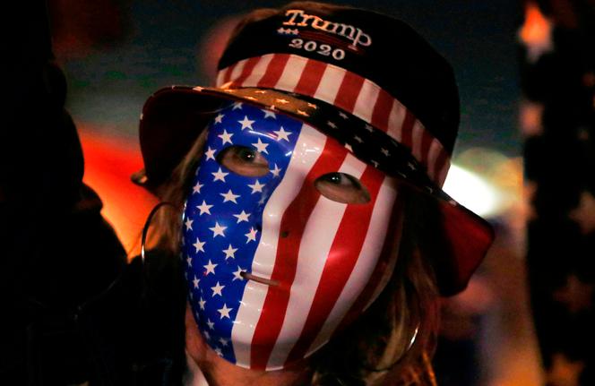 Lors d’une manifestation en soutien à Donald Trump, à Las Vegas (Nevada), le 5 novembre 2020.