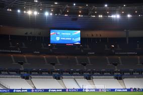 Lors du match France-Finlande, au Stade de France, à Saint-Denis (Seine-Saint-Denis), le 11 novembre 2020.