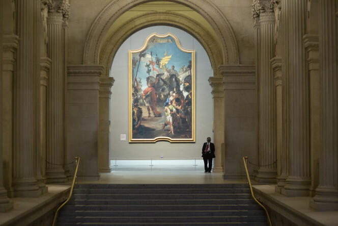 A l’intérieur du Metropolitan Museum of Art de New York, en août.