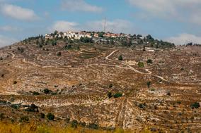 La colonie israélienne de Psagot, en Cisjordanie occupée, le 14 octobre 2020.