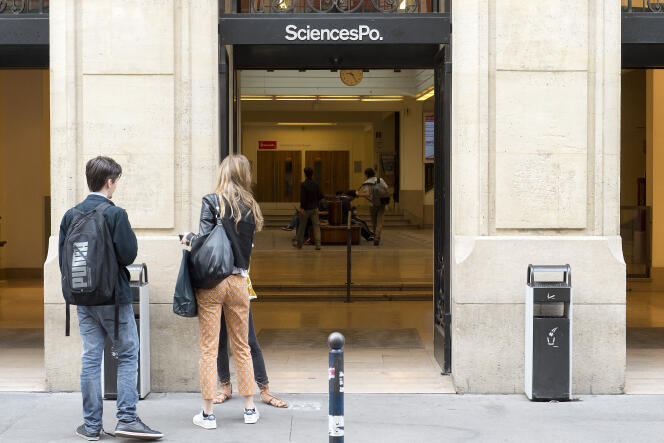Sciences Po, rue Saint-Guillaume, à Paris.