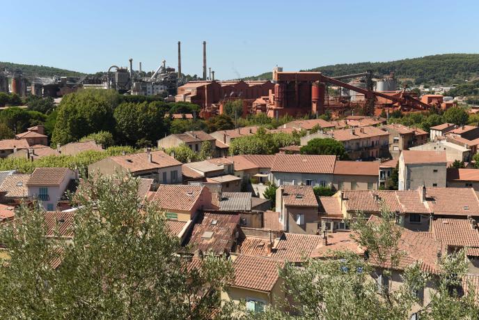 L’usine Alteo, à Gardanne (Bouches-du-Rhône), le 4 septembre.