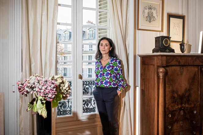 L’avocate Jacqueline Laffont, dans son cabinet, boulevard Saint-Michel, à Paris, le 16 novembre 2020.