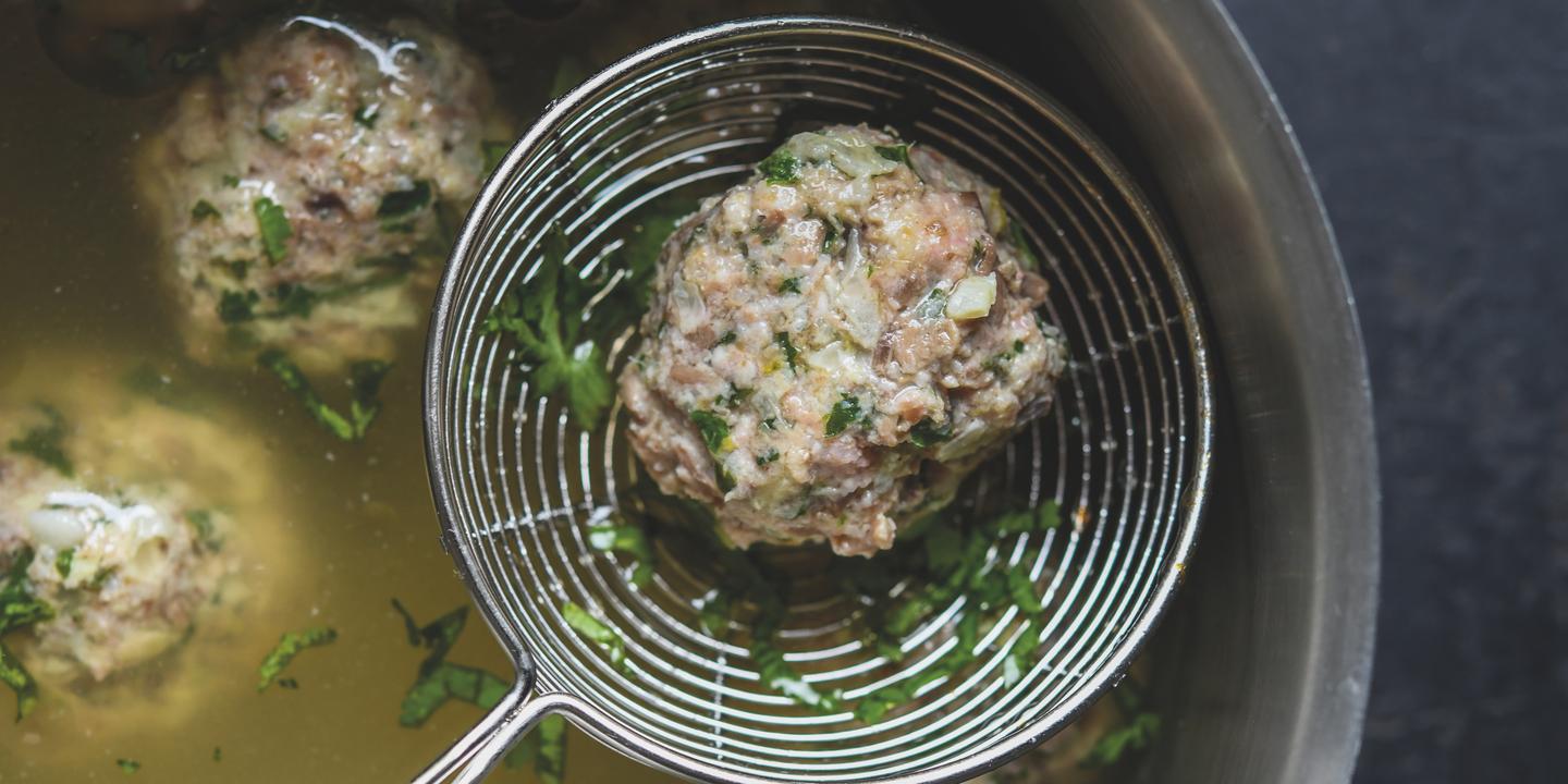 Boulettes de bœuf, coriandre, gingembre la recette de Déborah ...