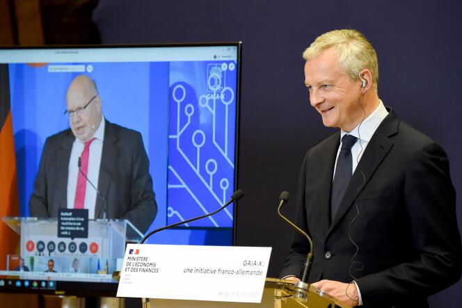 Le ministre de l’économie français, Bruno Le Maire, et son homologue allemand, Peter Altmaier, le 4 juin 2020.
