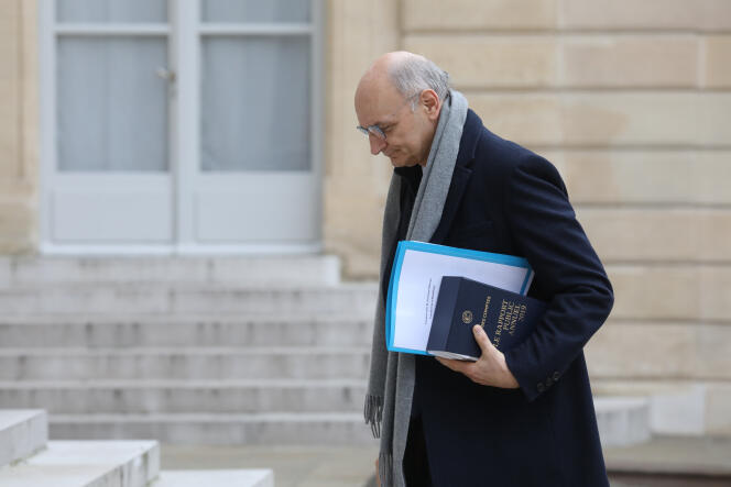 Didier Migaud, alors président de la Cour des comptes, à l’Elysée en février 2019.
