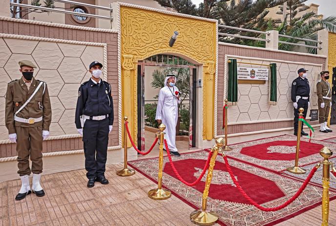 Le consulat des Emirats arabes unis à Laâyoune, en novembre 2020.