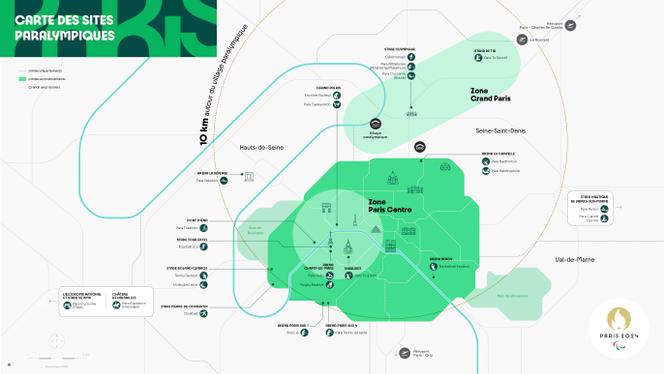 JO Paris 2024: voici la carte des sites des JO de Paris 2024