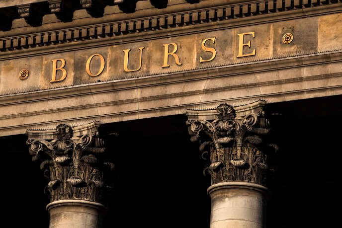Façade de l’ancienne bourse de Paris, le 18 mai 2020.