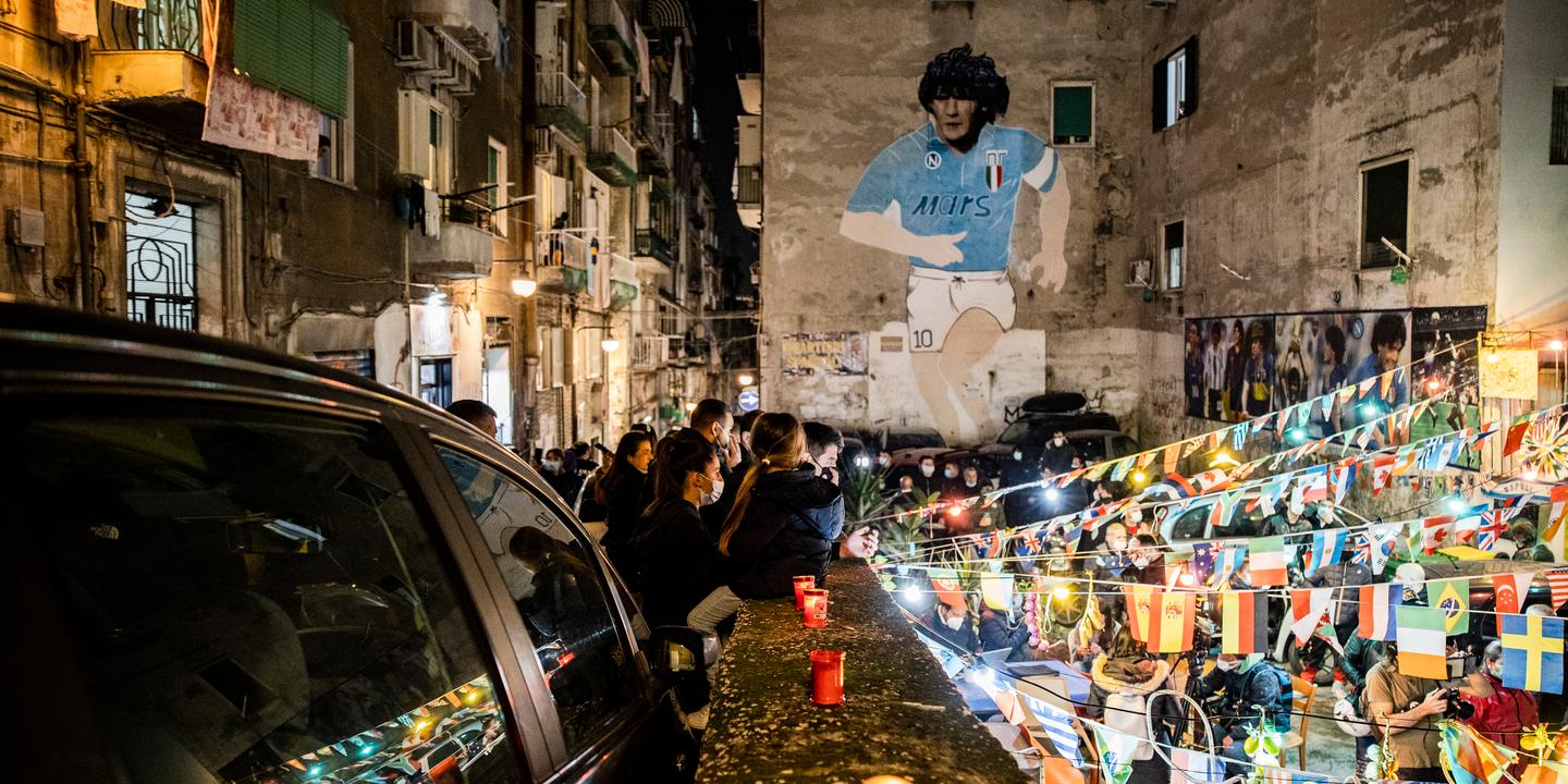 Get Fresque Maradona Naples Images