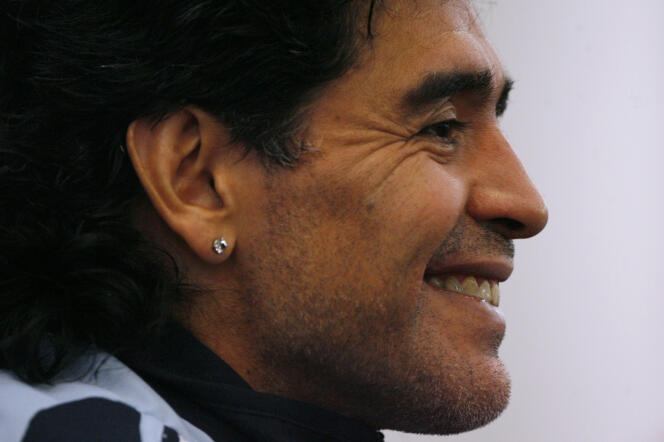 Diego Maradona en novembre 2008.