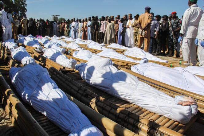 Au moins 110 personnes ont été tuées, samedi 28 novembre, dans une attaque attribuée à Boko Haram non loin de Maiduguri, au Nigeria.