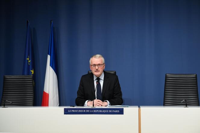 Le procureur de la République de Paris, Rémy Heitz, en conférence de presse, le 29 novembre à Paris.