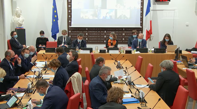 Le ministre de l'intérieur, Gérald Darmanin, a été entendu par la commission des lois de l'Assemblée nationale, lundi 30 novembre.