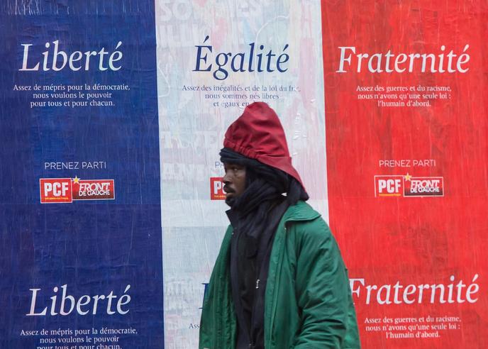 A Calais, dans le nord de la France, en octobre 2014.