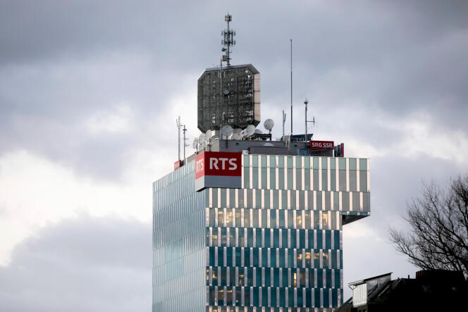 Le siège de la chaîne suisse RTS, à Genève.