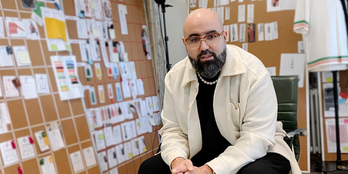 Un Designer Arabe Ou Noir Il Faut Que Ca Devienne Normal En France Charaf Tajer Et Sa Marque Casablanca Dans Le Radar De La Mode