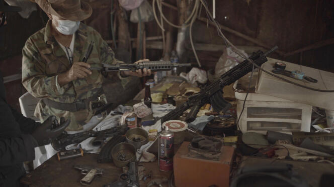 Dans un atelier de réparation d’armes près de Culiacan (Sinaloa), au Mexique, en octobre.