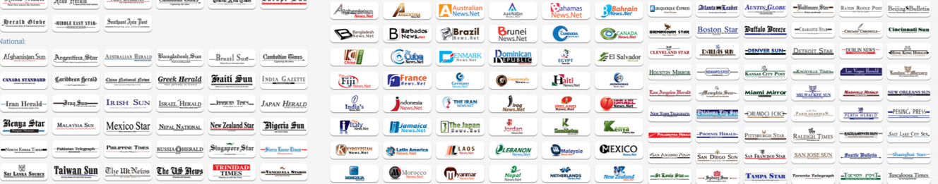 Exemples de sites membres du Big News Network.