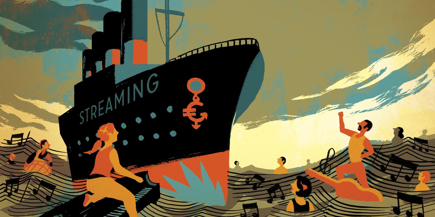 Les Precaires Du Streaming Musical Passent A La Contre Attaque L'île de seul au monde. le monde