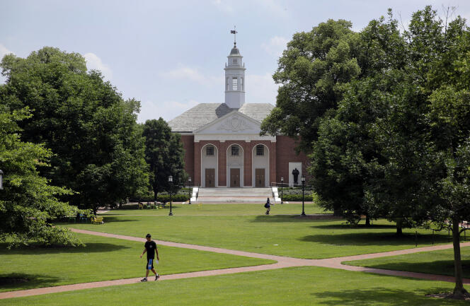 L’université Johns-Hopkins, à Baltimore (Maryland), en juin 2014.