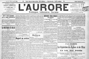 Le journal « L’Aurore » du 4 juillet 1905.